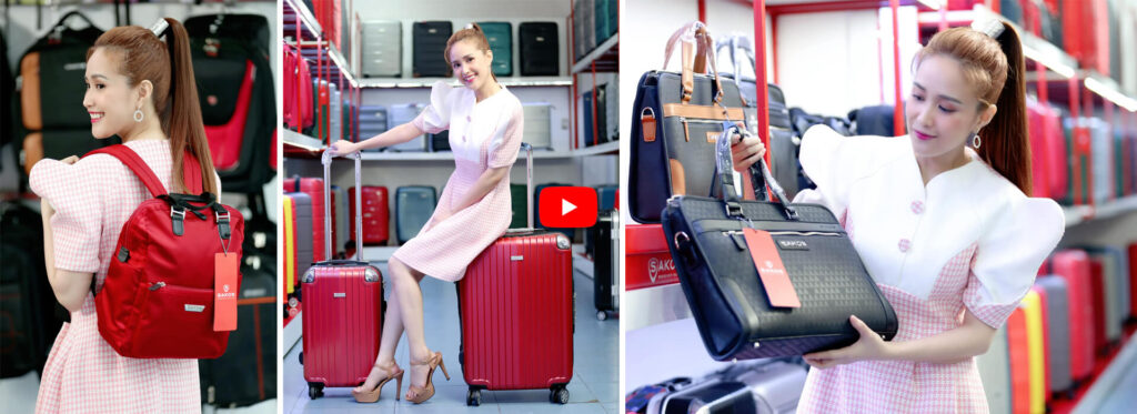 SAKOS – Điểm mua vali uy tín của diễn viên Phương Hằng