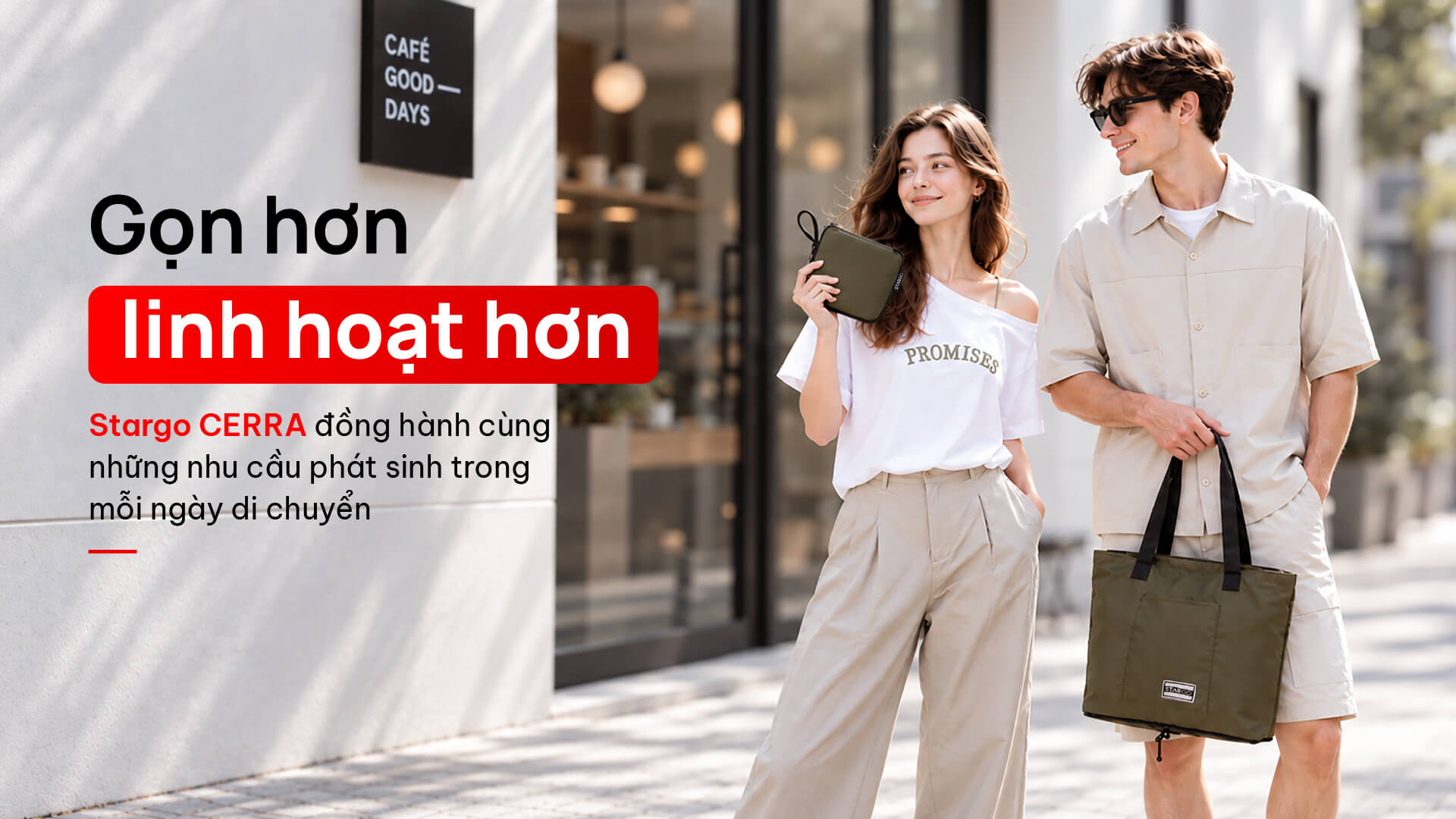 Túi xách gấp gọn Stargo Cerra
