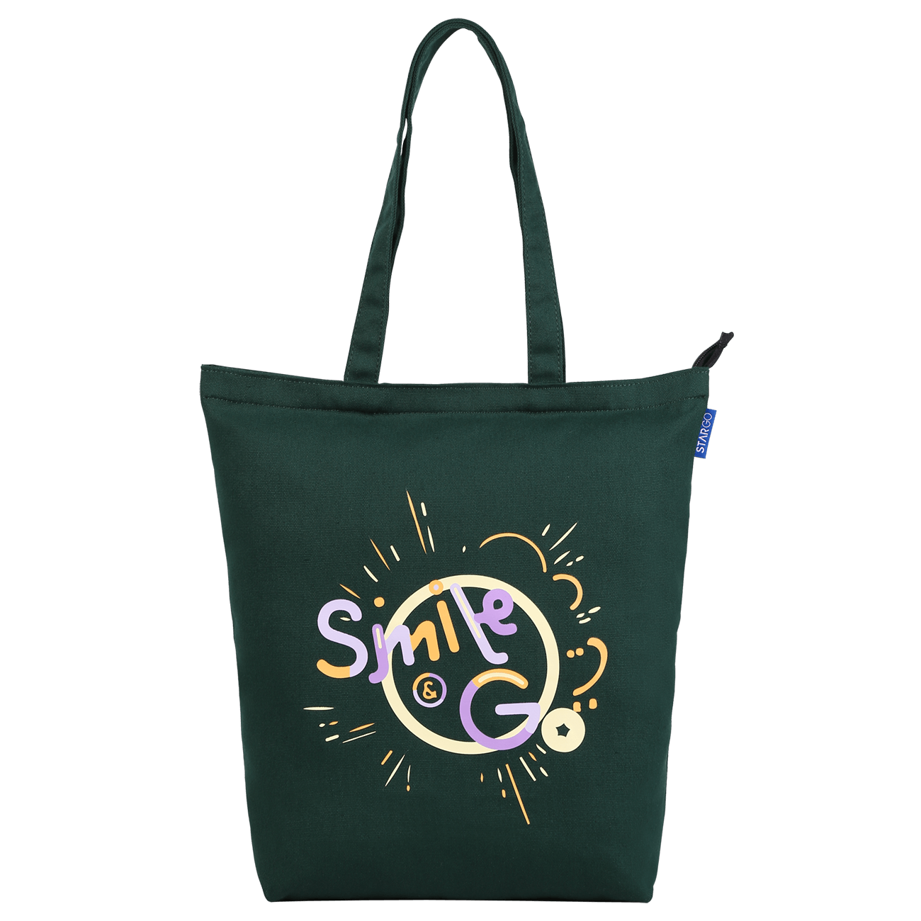 Túi tote vải canvas Stargo 05 xanh rêu