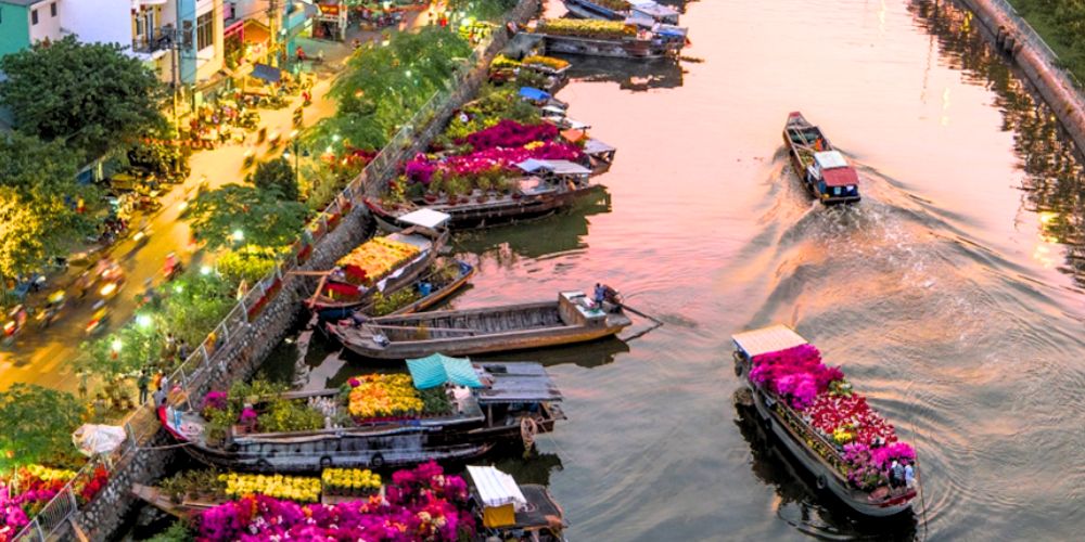 7 khu chợ hoa nổi tiếng Sài Gòn cho bạn du xuân dịp Tết