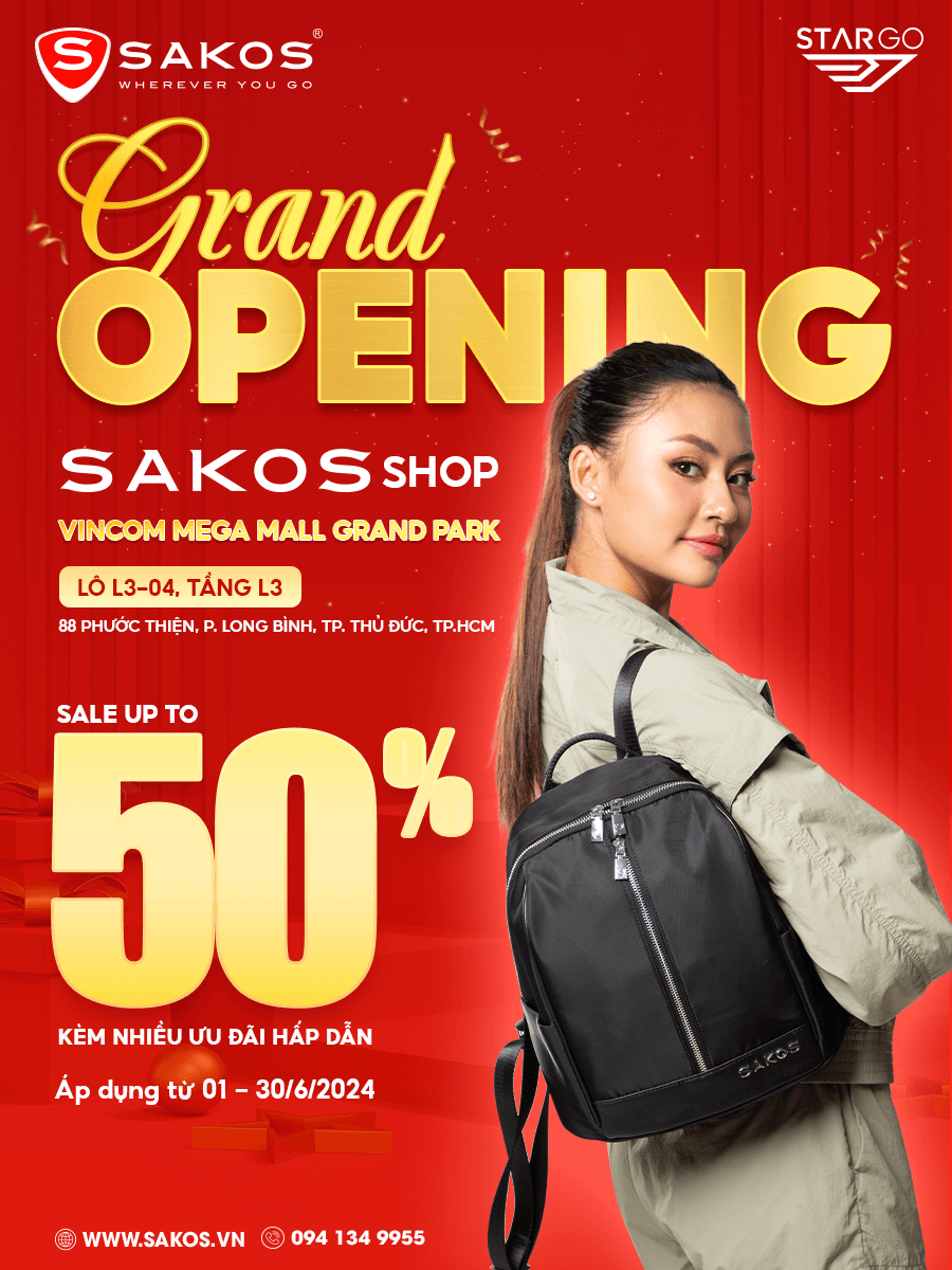 Sakos khai trương Vincom Mega Mall