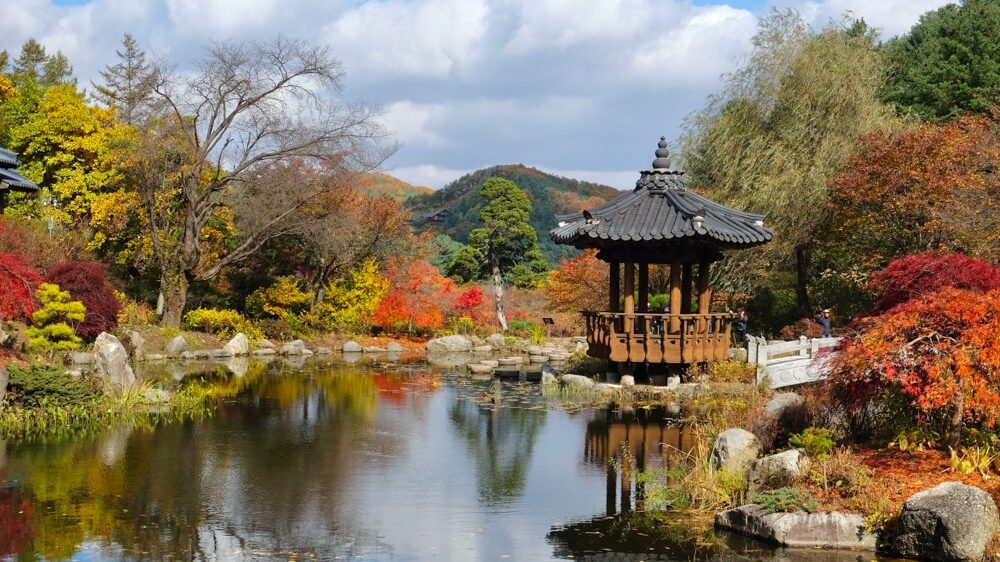 Ngất ngây cảnh sắc bốn mùa ở Garden Of Morning Calm 