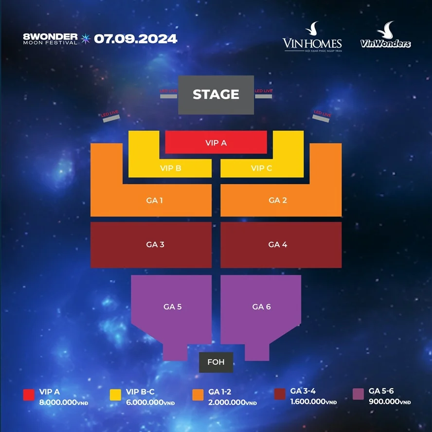 Đón chờ dàn line-up "khủng" của 8WONDER Moon Festival 2024