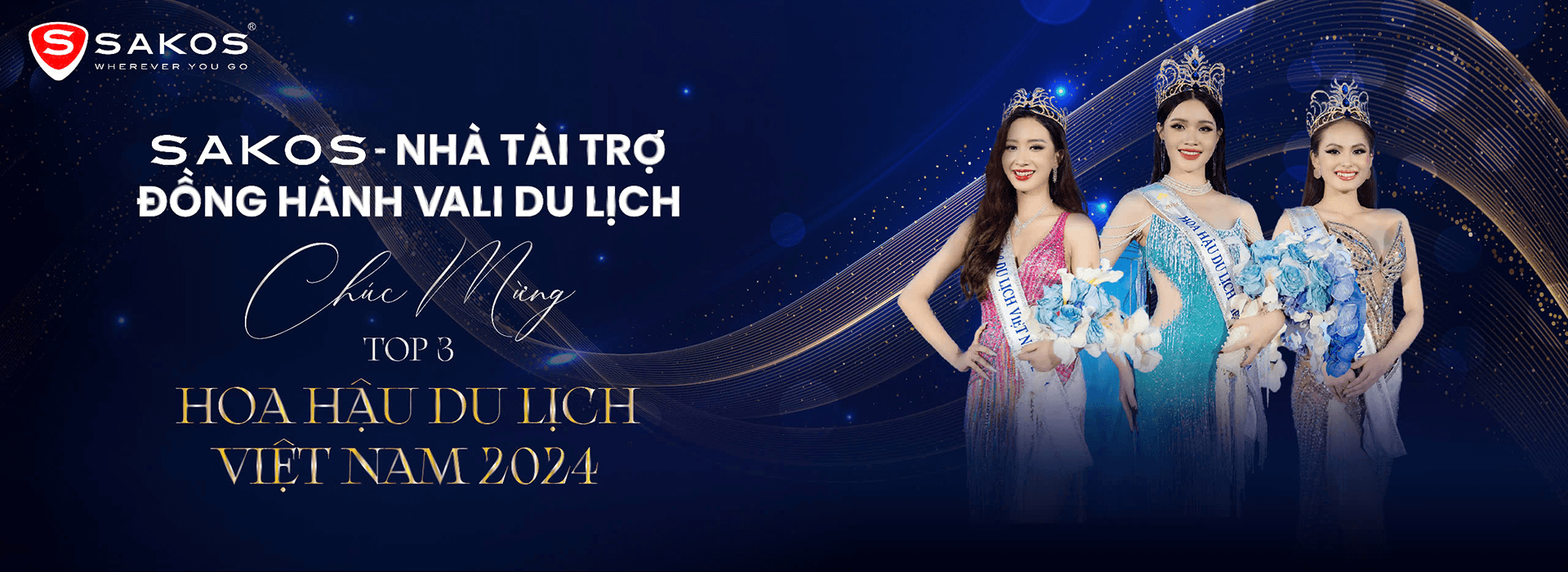 Sakos tài trợ hoa hậu du lịch 2024