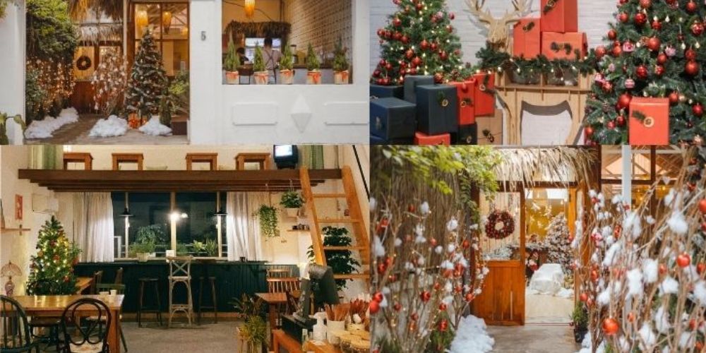 Xúng xính lên đồ check in các quán cafe trang trí Noel sớm ở Sài Gòn siêu đẹp