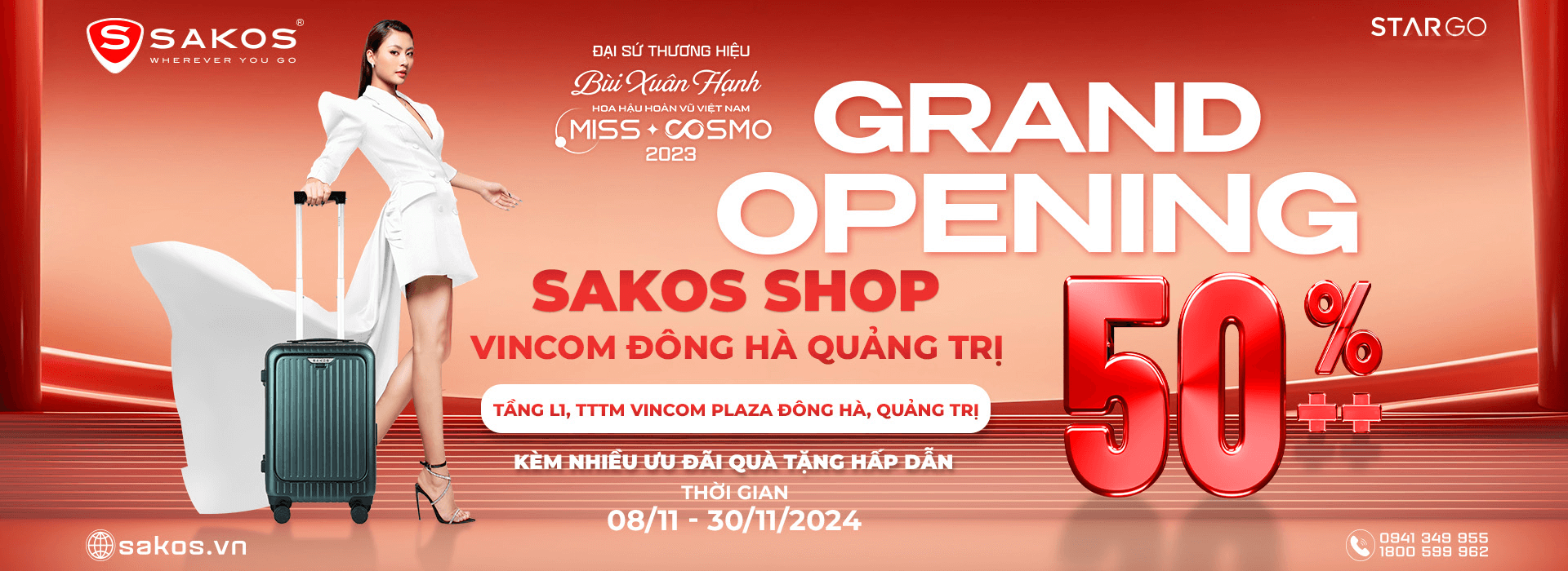 Khai trương SAKOS SHOP VINCOM ĐÔNG HÀ - QUẢNG TRỊ