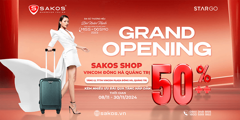 Khai trương SAKOS SHOP VINCOM ĐÔNG HÀ - QUẢNG TRỊ