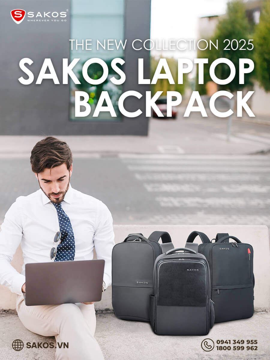 Balo laptop Sakos