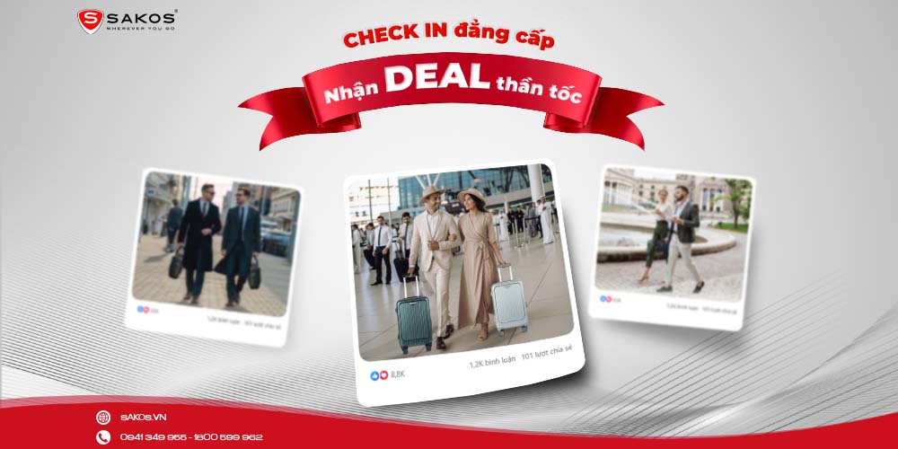 SAKOS triển khai chương trình ưu đãi hấp dẫn “Check in đẳng cấp – Nhận deal thần tốc”