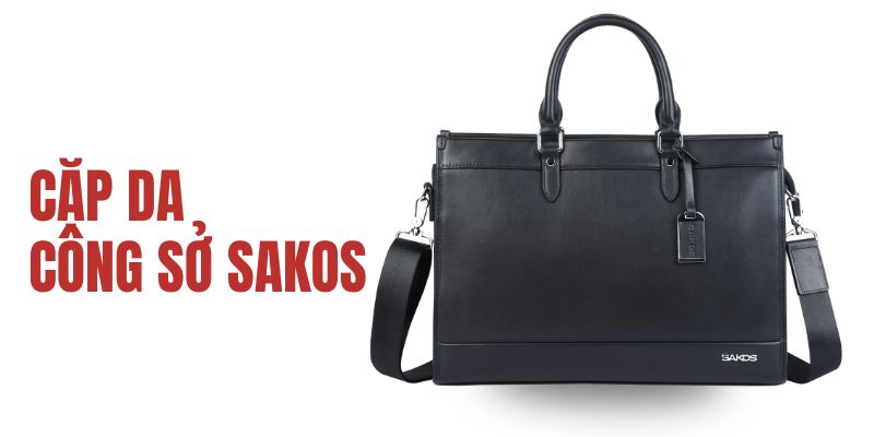 Cặp da công sở Sakos. (Ảnh: Sakos.vn)