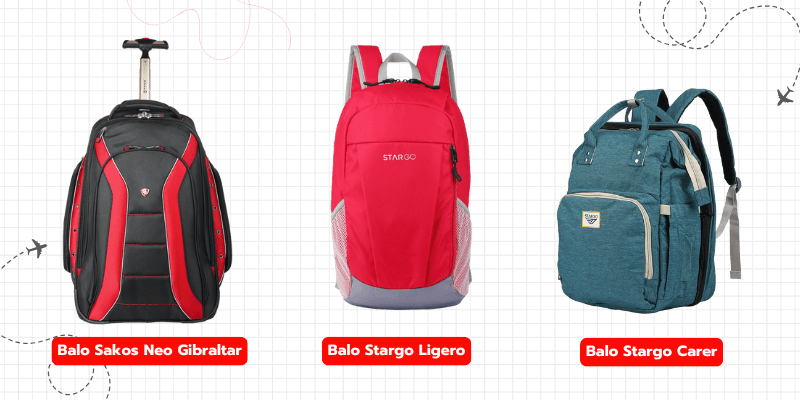 Top 3 balo du lịch balo du lịch ngắn ngày Sakos bền bỉ và tiện dụng nhất