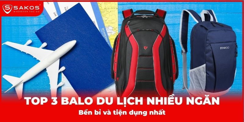 Balo du lịch nhiều ngăn
