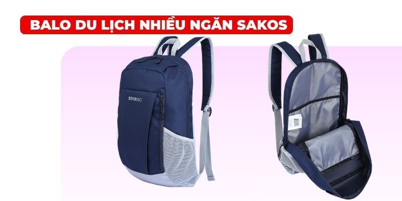 Balo du lịch nhiều ngăn
