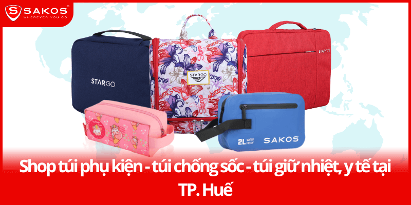 Shop túi phụ kiện – túi chống sốc – túi giữ nhiệt, y tế tại TP. Huế