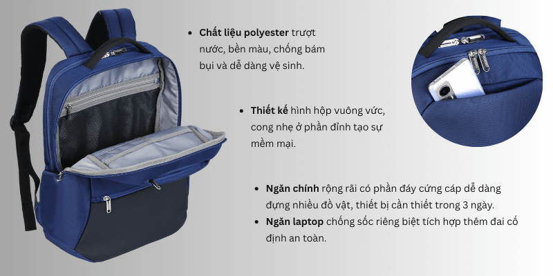 Top 5 balo đi balo đi làm bền bỉ, đa năng và được yêu thích