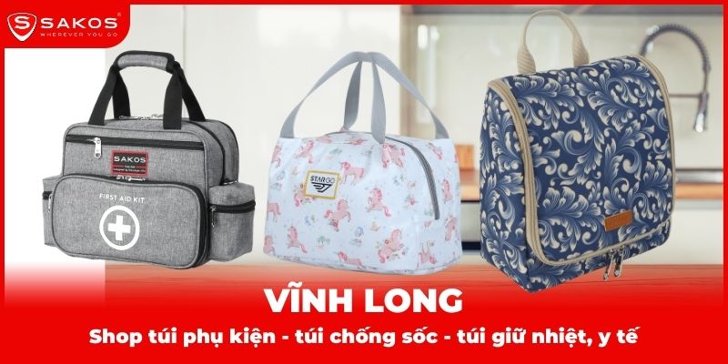 Shop túi phụ kiện – túi chống sốc – túi giữ nhiệt, y tế tại Vĩnh Long