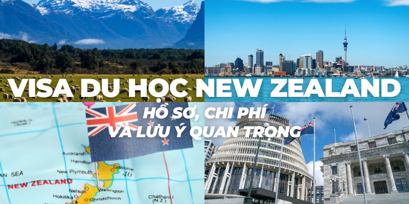 Visa du học New Zealand - Hồ sơ, chi phí và lưu ý quan trọng