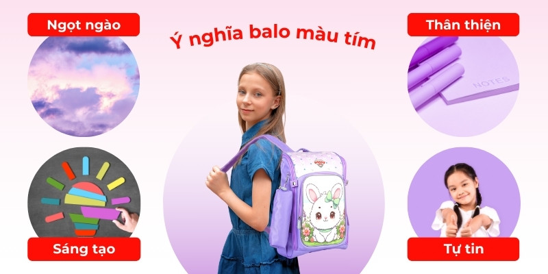 Balo màu tím ý nghĩa