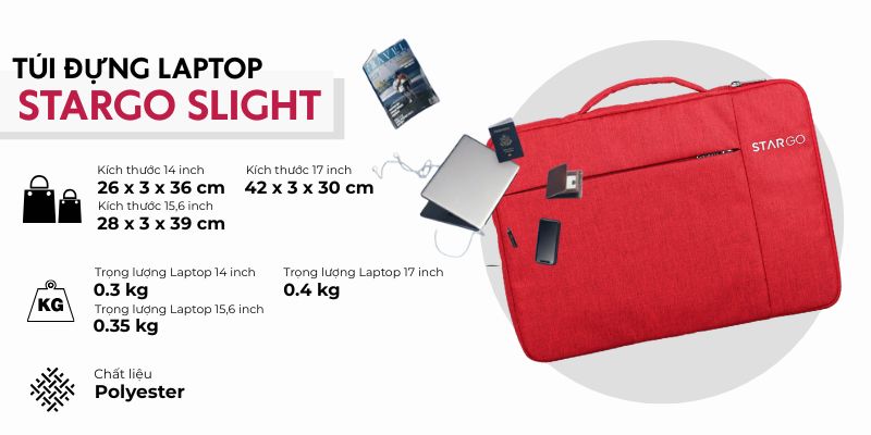 Túi đựng laptop Stargo Slight