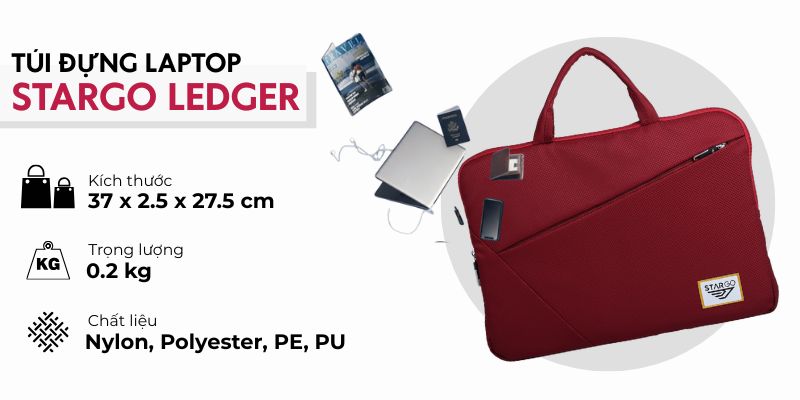 Túi đựng laptop Stargo Ledger