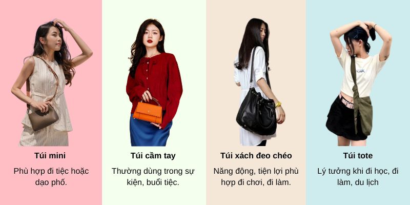 Các loại túi phổ biến hiện nay