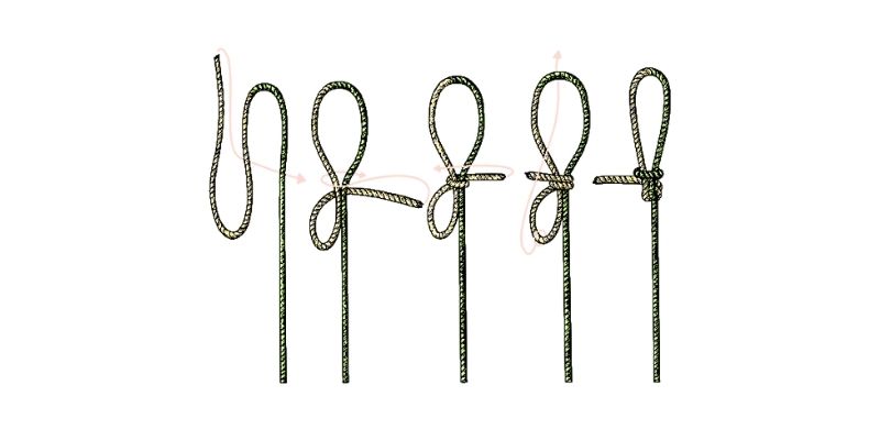 Cách thắt nút thắt đôi (Double knot)