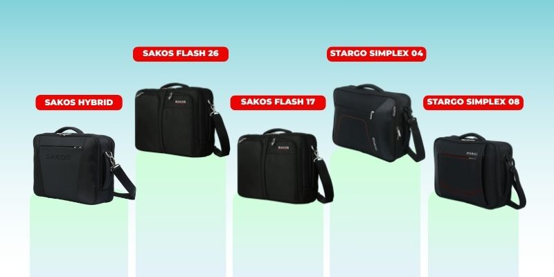 Cặp Sakos đa năng có nhiều mẫu mã trẻ trung, hiện đại cho học sinh cấp 2