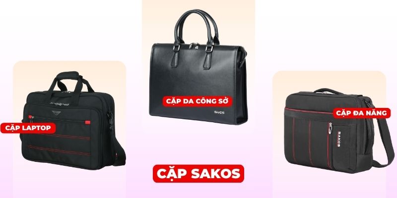Cặp Sakos sang trọng, tiện ích cho công việc
