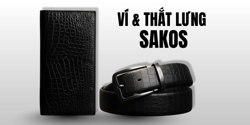 Ví & Thắt lưng. (Ảnh: Sakos.vn)