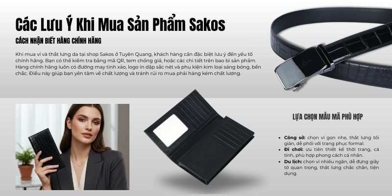 Các Lưu Ý Khi Mua Sản Phẩm Sakos Tây Ninh(Ảnh: Sakos.vn)