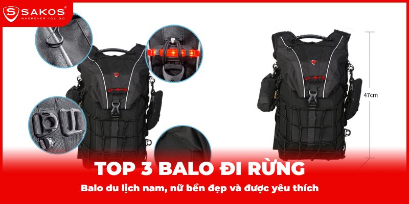 Top 3 balo đi rừng bền bỉ, đa năng và được yêu thích