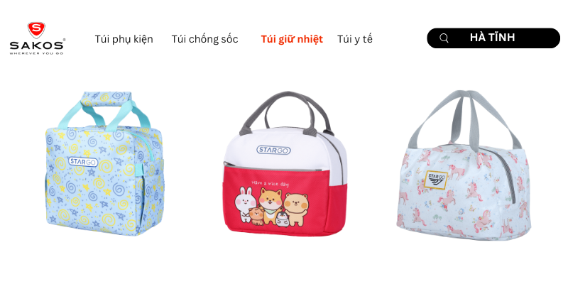 Shop túi phụ kiện – túi chống sốc – túi giữ nhiệt, y tế tại Hà Tĩnh