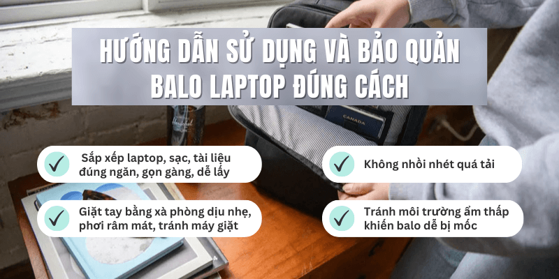 Top 5 balo laptop nhỏ gọn Sakos chất lượng và đa năng