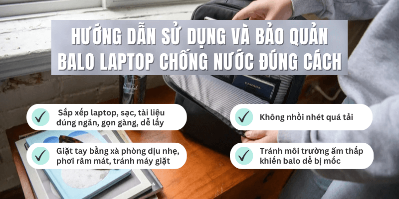 Top 5 balo laptop chống nước Sakos chất lượng và đa năng