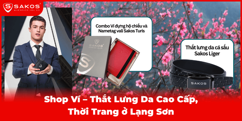Shop ví – thắt lưng da cao cấp, thời trang ở Lạng Sơn