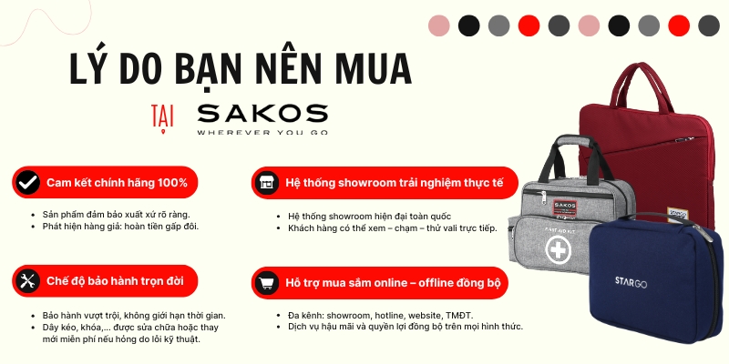 Lý do bạn nên mua túi Sakos Quảng Trị