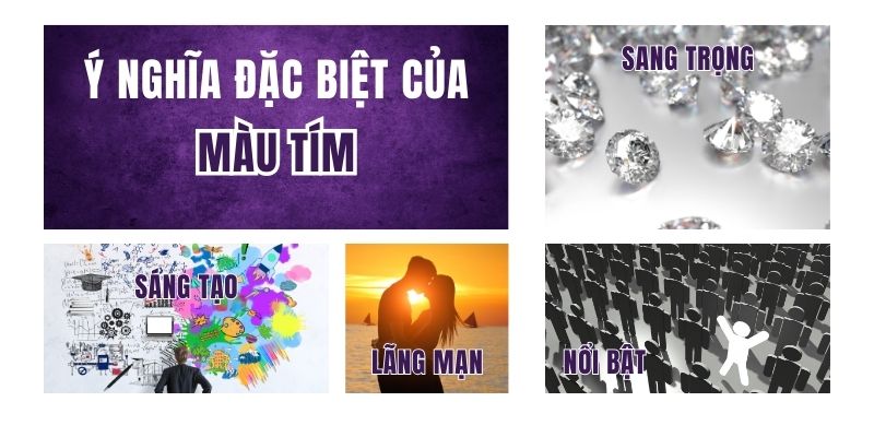 Ý nghĩa của màu tím. (Ảnh: Sakos.vn)