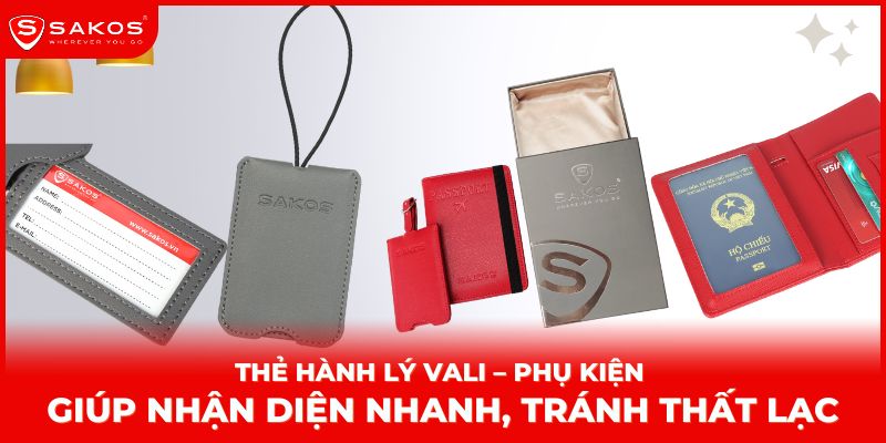 Thẻ hành lý vali – Phụ kiện giúp nhận diện nhanh, tránh thất lạc