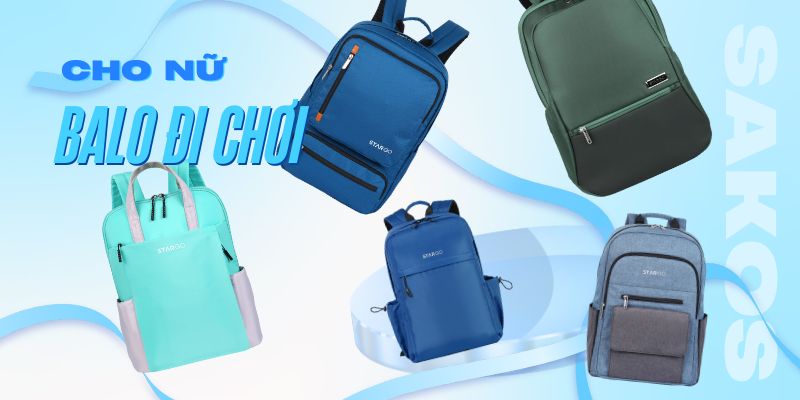Top 5 Balo Nữ Đi Chơi Sakos Đẹp Và Được Yêu Thích