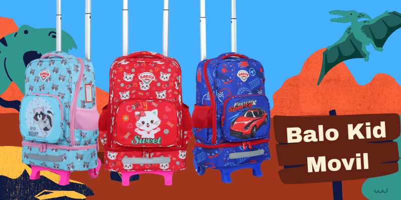 Balo cần kéo trẻ em Sakos Kid Movil