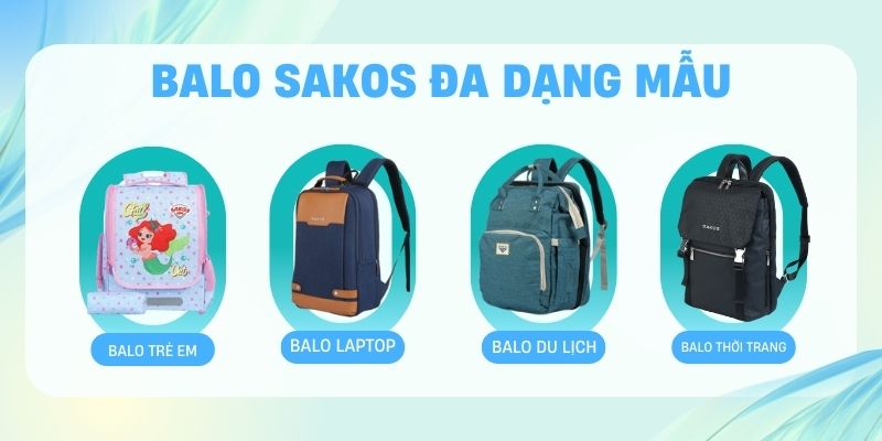 Balo Sakos đa dạng mẫu