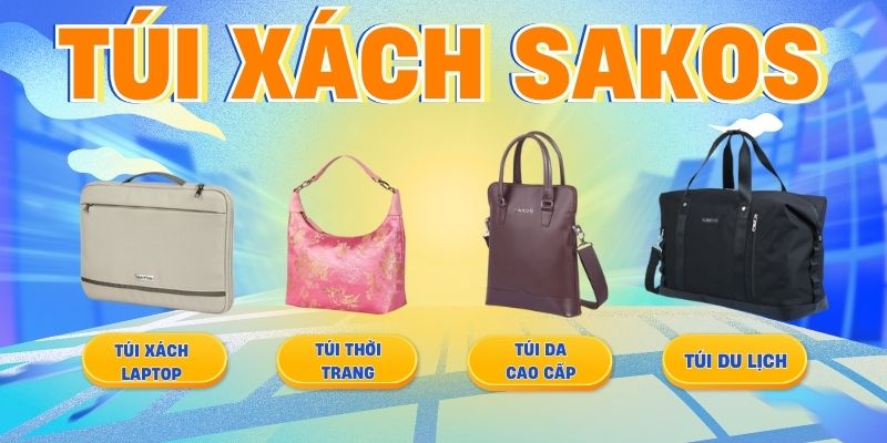 Túi xách Sakos: Đa dạng, tiện lợi cho du lịch và hằng ngày