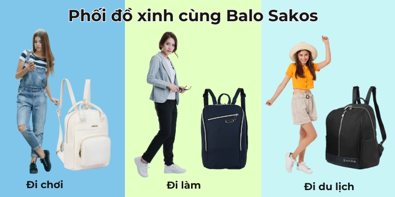Mẹo phối đồ cùng Balo Sakos