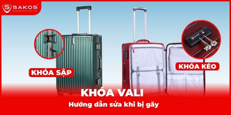 Hướng dẫn sửa khóa vali