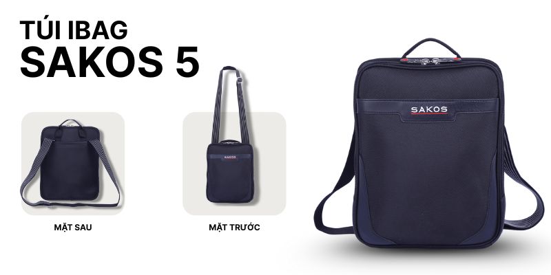 Túi Ibag Sakos 5 (Ảnh: Sakos.vn)