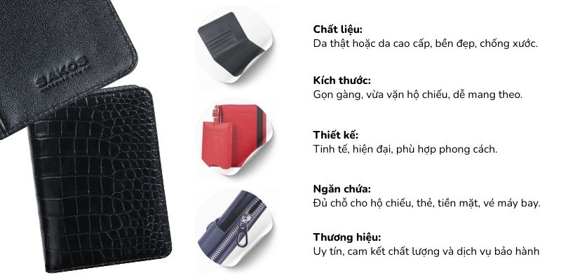 Tiêu chí chọn ví da passport