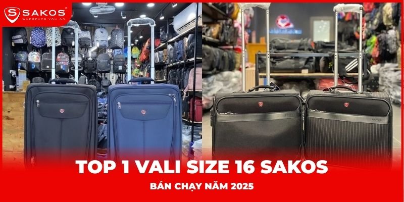 Top 1 vali size 16 Sakos bán chạy