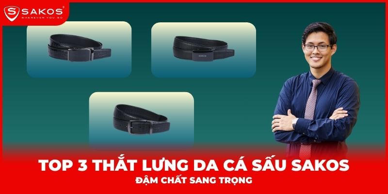 Top thắt lưng da cá sấu