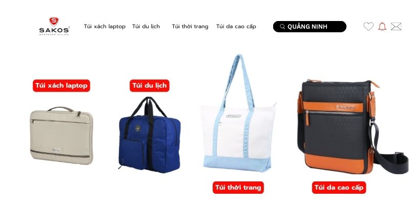Túi Sakos Quảng Ninh