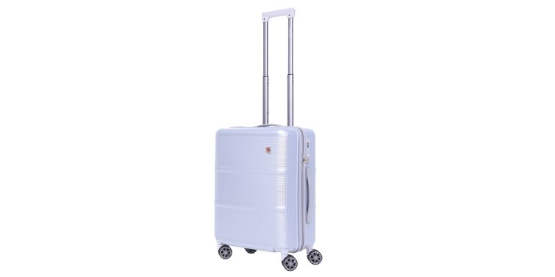 Sản phẩm Vali kéo nhựa Sakos Tempo bạc 